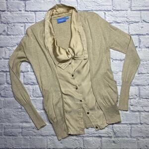 Simply Vera Vera Wang Button Front Sweater/Cardigan